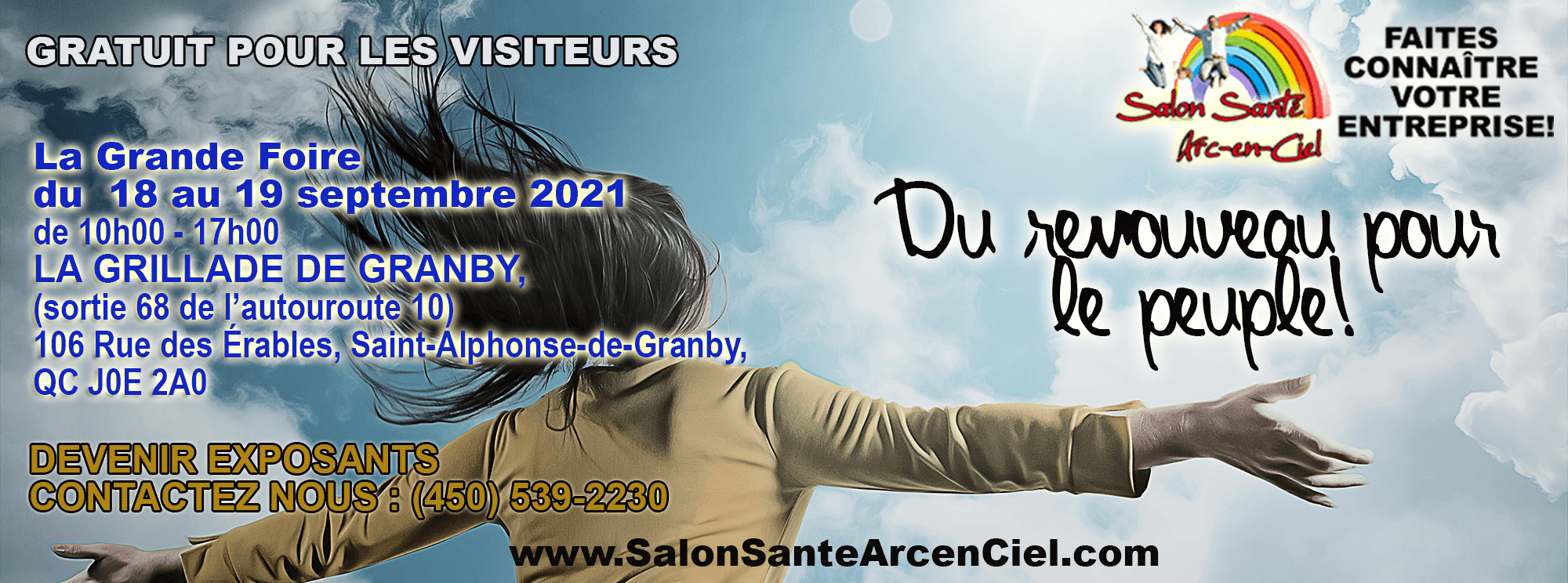 Le Salon Sante Arc-en-Ciel de granby 18-19 septembre 2021