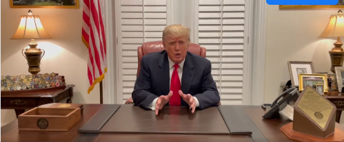 Un message de Trump!