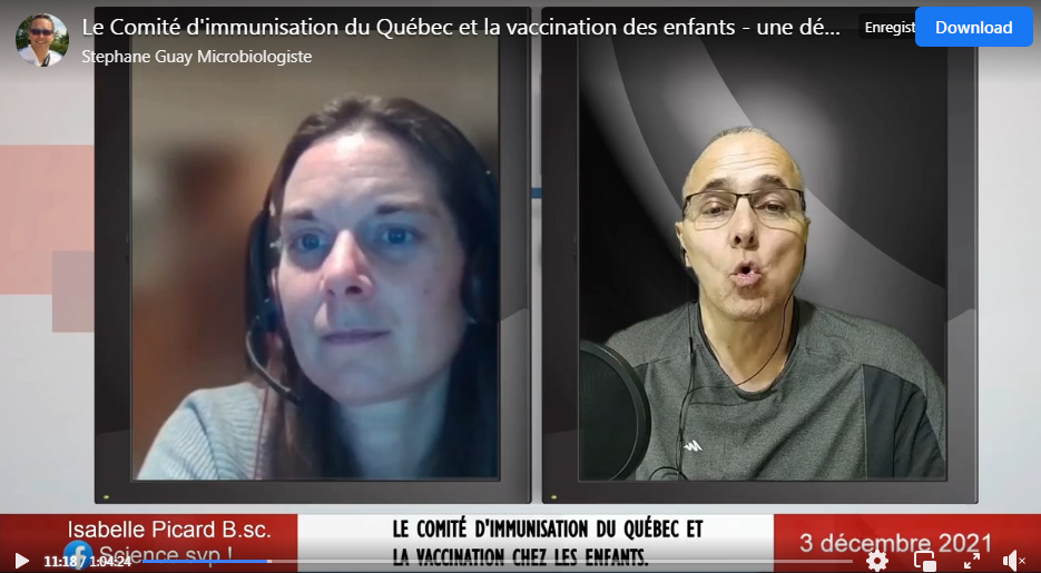 Le Comité d'immunisation du Québec et la vaccination des enfants - une décision politique