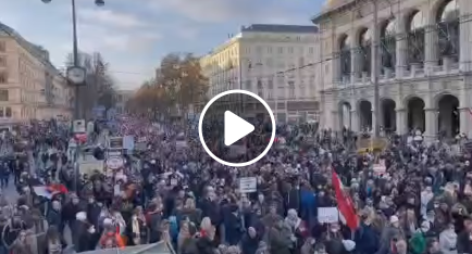 WOW De grandes manifestations à Rome et à Vienne contre les confinements, les passeports vaccinaux et les vaccinations obligatoires