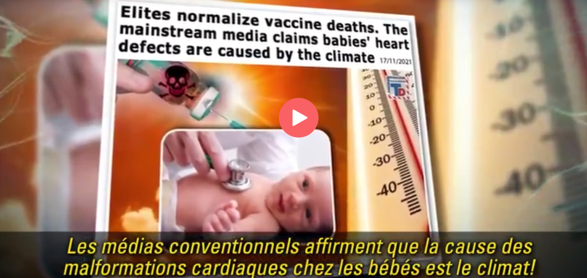 Le changement climatique serait responsable des dommages cardiaques causés par les injections !