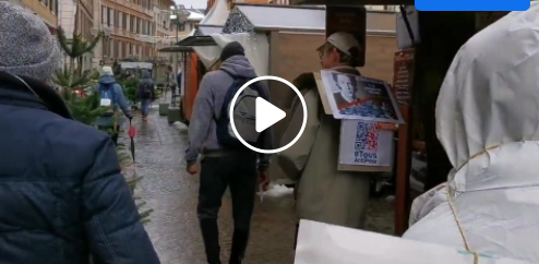 Chambéry manifestation du 11 décembre. Pass à la poubelle..