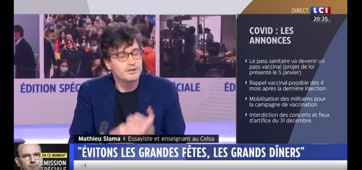 Ce jeune enseignant balance sur le pass vaccinal et met à mal la porte-parole LREM