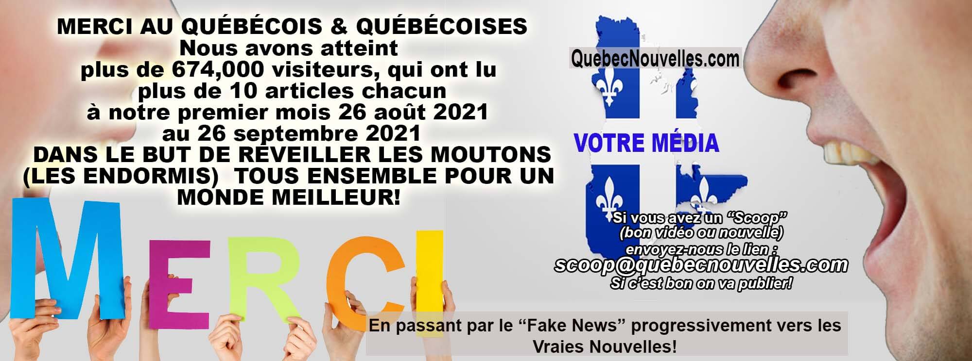 Merci AU QUEBEC