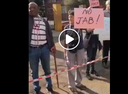 En Afrique du Sud , le peuple se lève aussi !  Les Québécois sont avec eux !