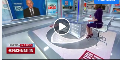 Anthony Fauci dit sur CBS Face the Nation qu'il est « trop tôt pour dire » si les Américains pourront se rassembler pour Noël.