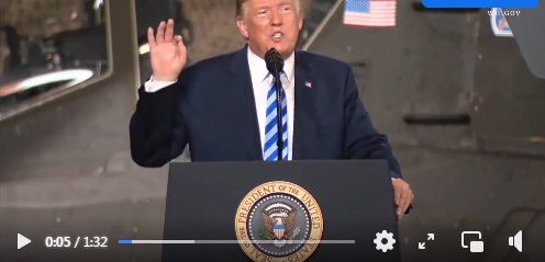 Président Trump en 2018 : Nos concurrents et adversaires étrangers ont déjà commencé à militariser l'espace (...)