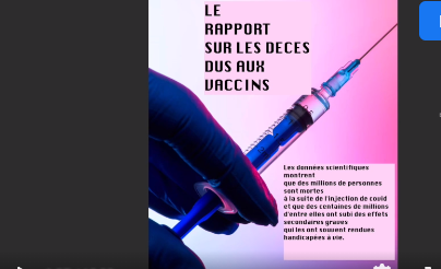 RAPPORT DES DÉCÈS DUS AUX V---A---X   DR. ZELENKO