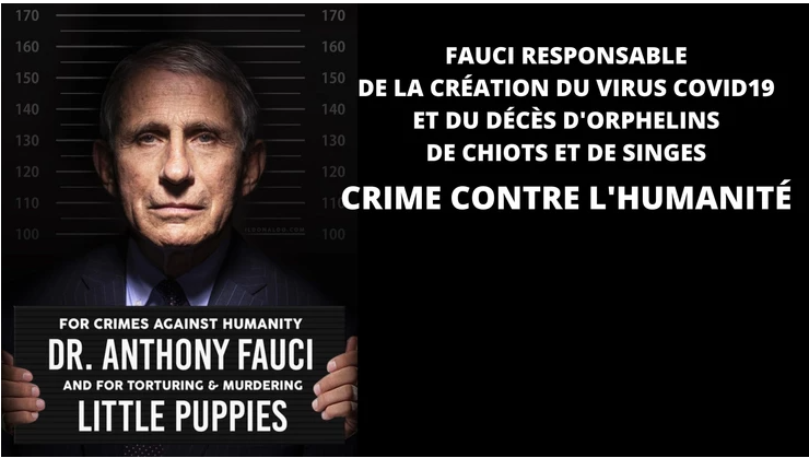 FAUCI:IL AURAIT FINANCÉ DES EXPÉRIENCES SUR DE JEUNES ORPHELINS...ILS SONT MORTS