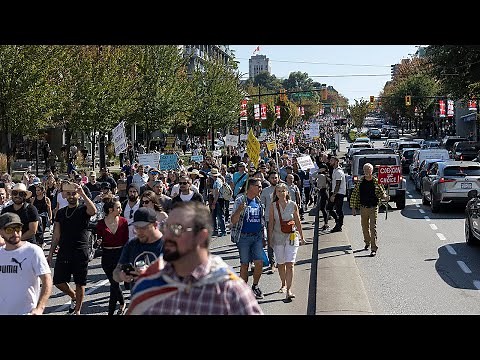 Manifestation mondiale contre le débrayage, 1er septembre 2021