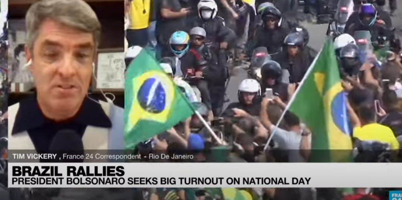Critics accuse Brazil’s Bolsonaro of stoking ‘coup’ fears ahead of mass rallies •