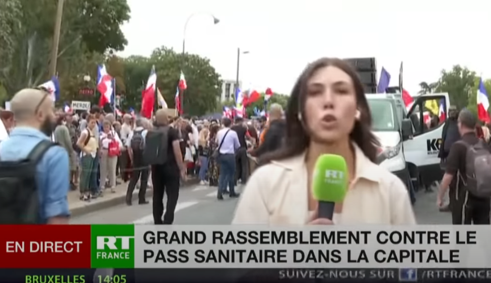Nouveau rassemblement à Paris à l’appel des Patriotes contre le pass sanitaire, 11 septembre 2021
