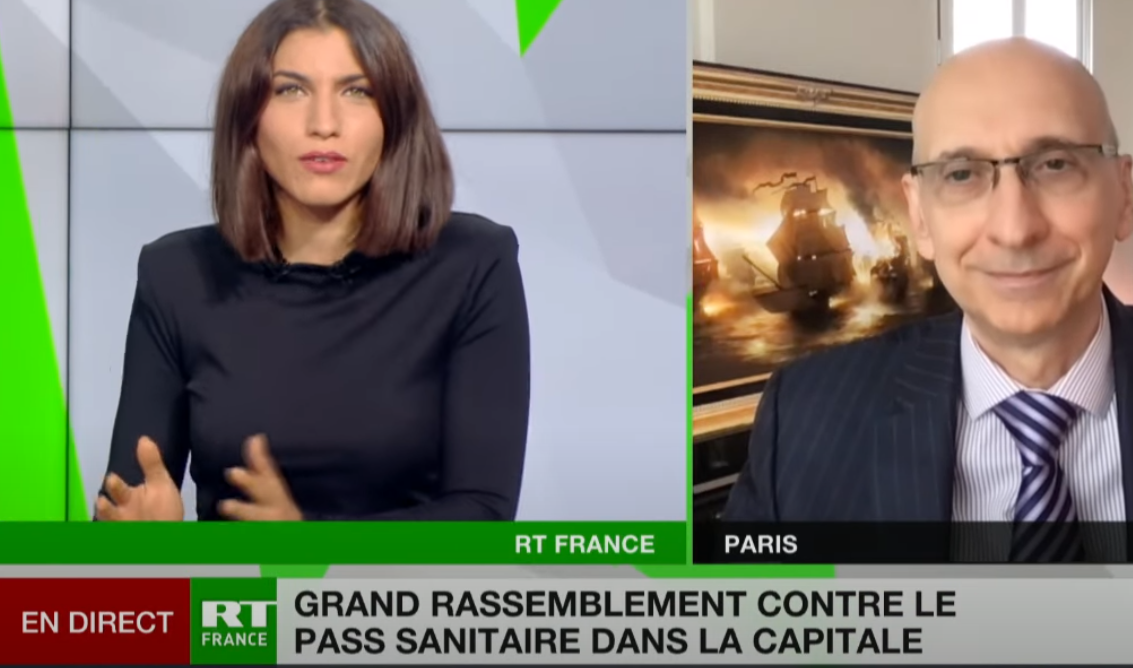 Mobilisation contre le pass sanitaire : l’analyse de Gilles Casanova, Paris France, 11 septembre 2021