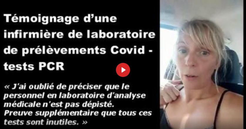Témoignage d’une infirmière de laboratoire de prélèvements CAS-VITE - tests PCR