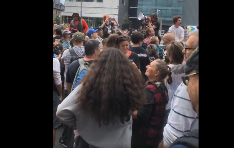 Sylvain Michaud en Direct de la marche , 11 septembre 2021