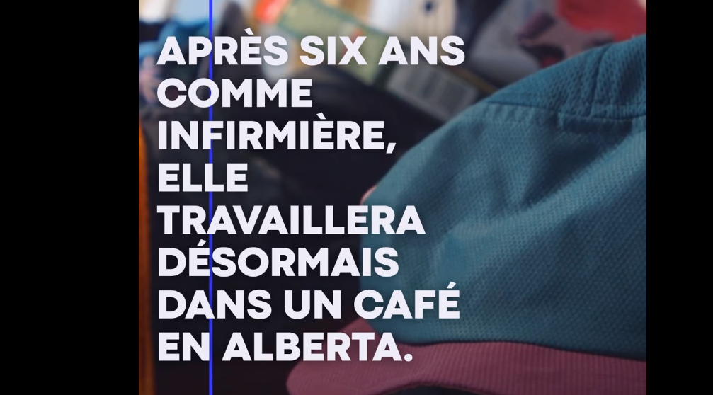 Désabusée, une infirmière déserte le système de santé et le Québec
