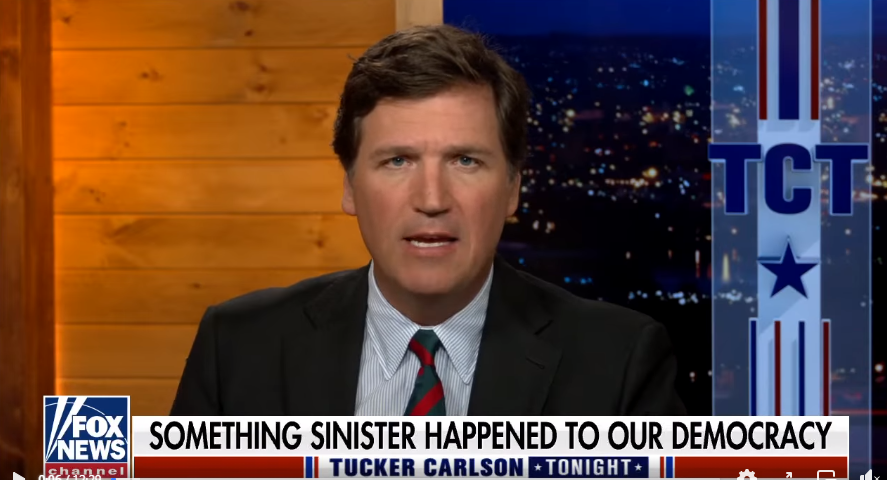 Tucker Carlson;  This Is One Of The Scariest Things To Ever Happen