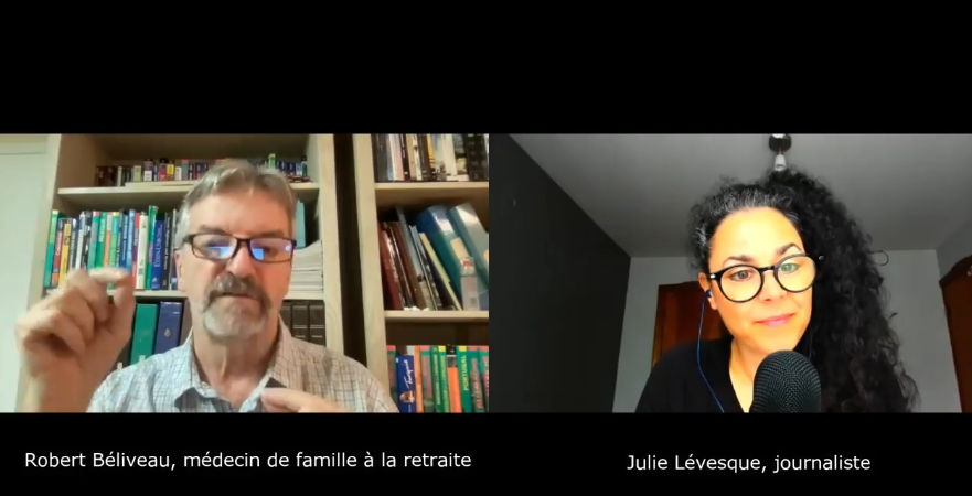 Fondation pour la défense des droits et libertés du peuple   Julie Lévesque rencontre Dr Robert Béliveau
