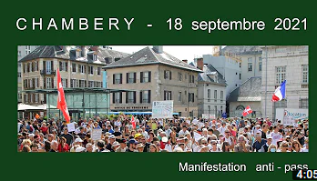 Chambéry 18 septembre 2021 Manifestation Anti-Pass