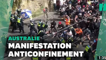 MELBOURNE En Australie, une manifestation contre le confinement dégénère