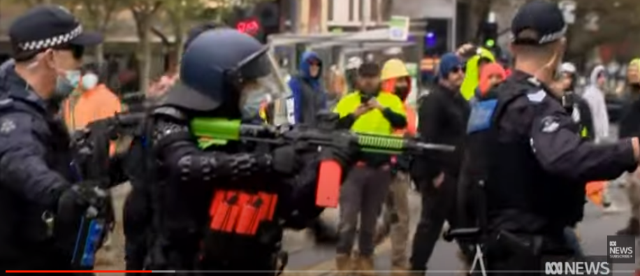 Les ouvriers du bâtiment de Melbourne protestent contre la vaccination obligatoire