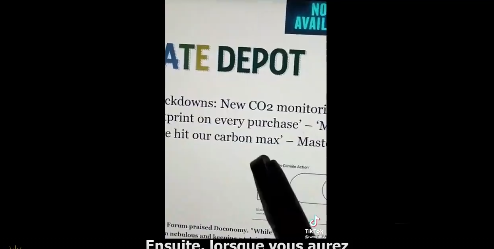 Suite du plan CAS-VITE- : Réchauffement climatique et crédit social - la recette parfaite.