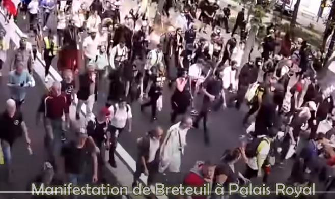 [ACCÉLÉRÉE][STATIQUE] 3 manifestations contre le Pass Sanitaire - Paris - 11 septembre 2021
