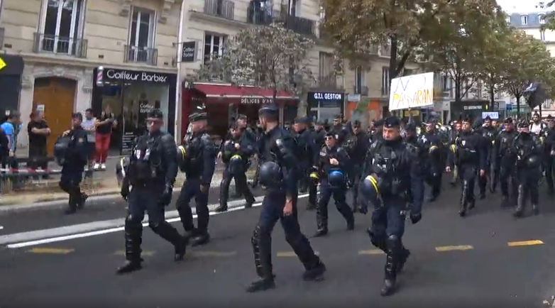 manifestation contre le #Pass Sanitaire -Paris