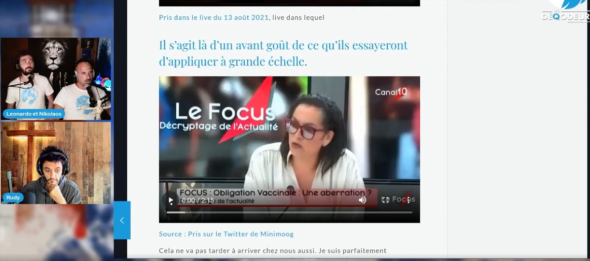 CAS-VITE-19:  Le Plan Machiavélique 1