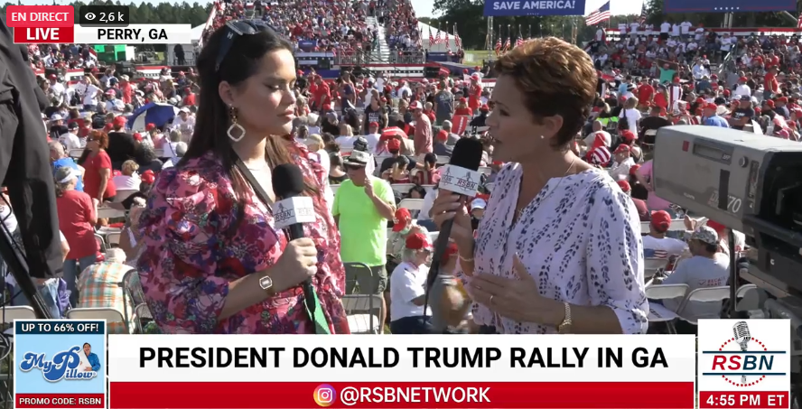PRÉSIDENT DONALD TRUMP RALLYE EN DIRECT À PERRY, GA - 25/09/21 , plus de 150,000 pers.