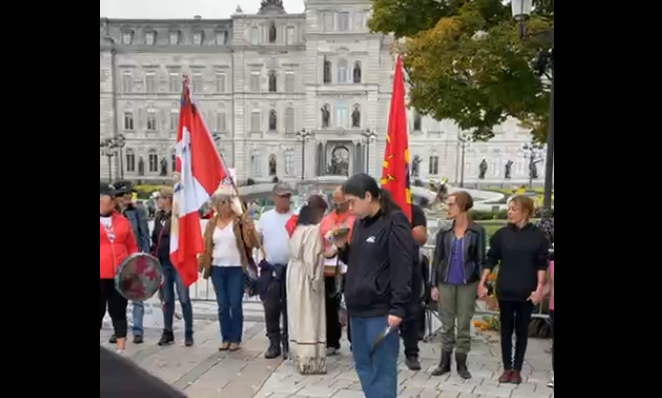 Les Autochtones prennent d'assaut la ville de Québec