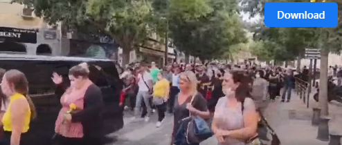 Hommage et marche blanche à Aix-en-Provence, pour Sofia 16 ans qui est décédée du V—A—X   Pfizer le 21 septembre.