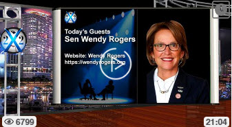 X 22 Report SEN ROGERS - IL EST TEMPS DE REPRENDRE L'AMÉRIQUE, PASSER LE SYSTÈME, VOTE, LE CHANGEMENT ARRIVE, RED WAVE