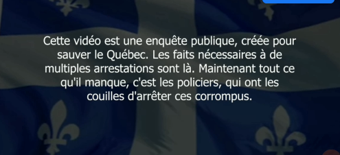 Les Arrestations a venir au Quebec