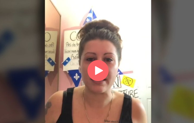 Témoignage : Sandra de Québec Debout - Capitale Nationale, Sandra, co-créatrice du mouvement Québec Debout – Capitale Nationale, dénonce l’instauration d’une taxe supplémentaire pour les non-va((i-nés, qui, selon le gouvernement, réglerait les débordements dans les hôpitaux,.....
