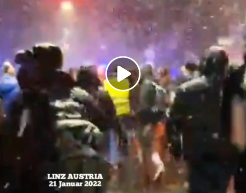 Le peuple autrichien à Linz et Baden lors de la manifestation contre l'obligation de vaccination et toutes les mesures sanitaires ... !!!