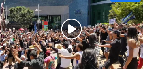 Australie : A Auckland, le haka pour refuser la tyrannie VAXXKKK.