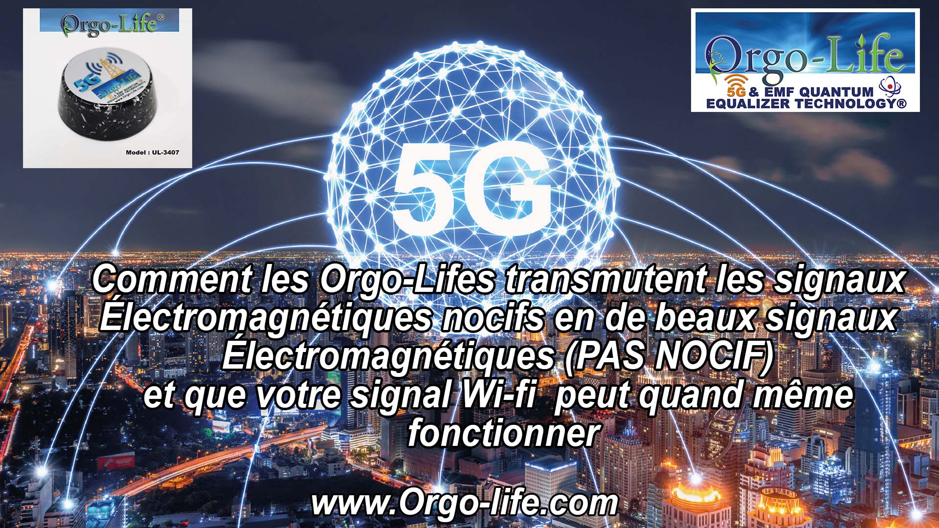 Comment le 5G peut être transmuté avec les Orgo-Life,  une technologie Québécoise  de chez nous! Unique au monde!  Première mondiale et dévoilement des Produits Orgo-Life®  au Salon Sante Arc-en-Ciel de Granby le 14-15 mai 2022 à la Grillade de Granby ET C’EST GRATUIT EN PLUS